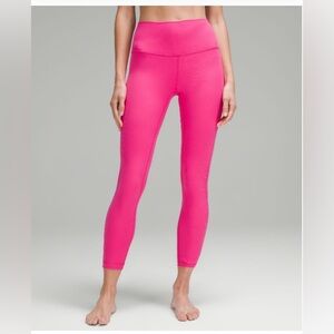 Align Ribbed 28” leggings sonic pink
